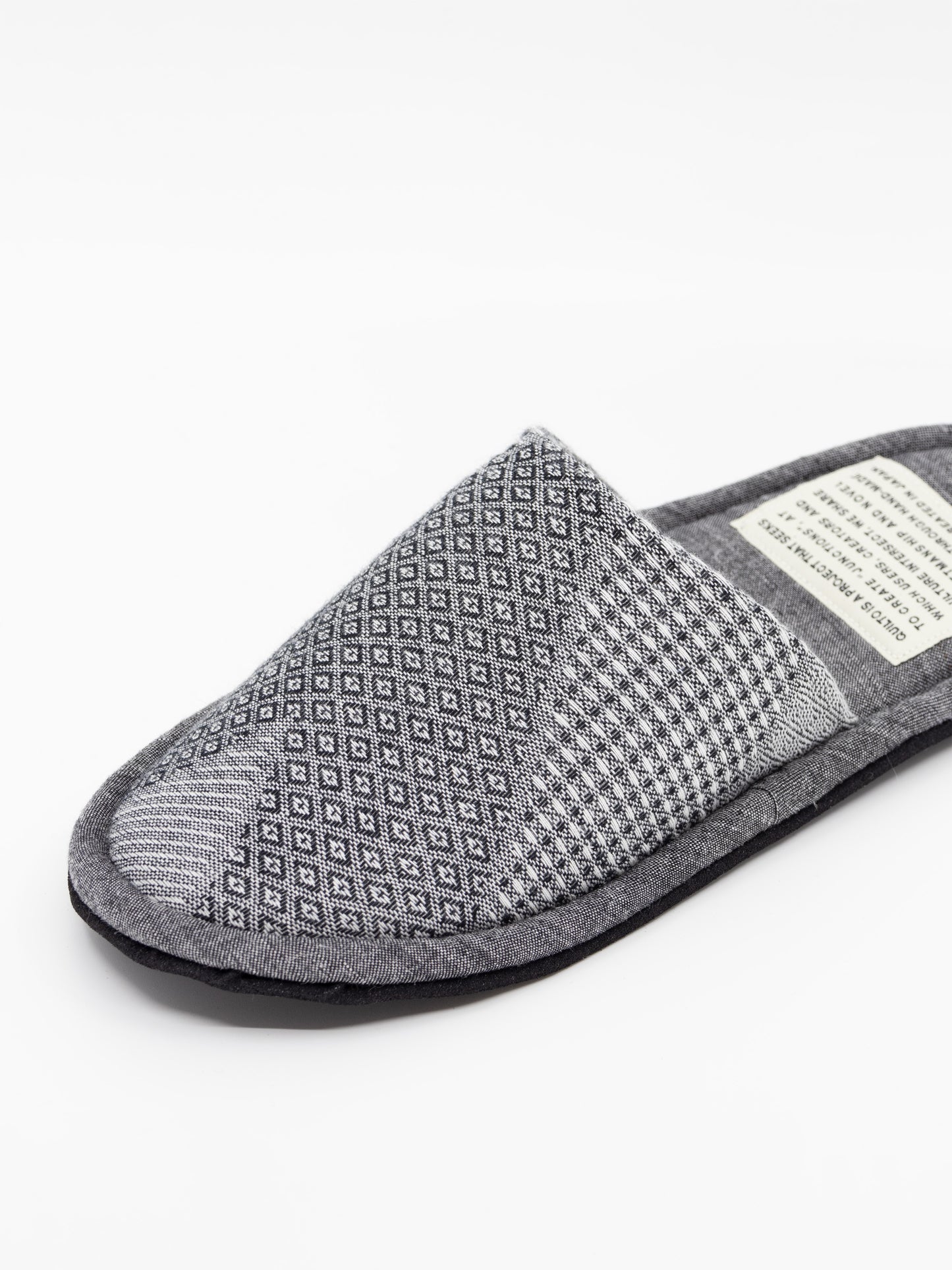 SLIM SLIPPER -Ribbed Cotton-